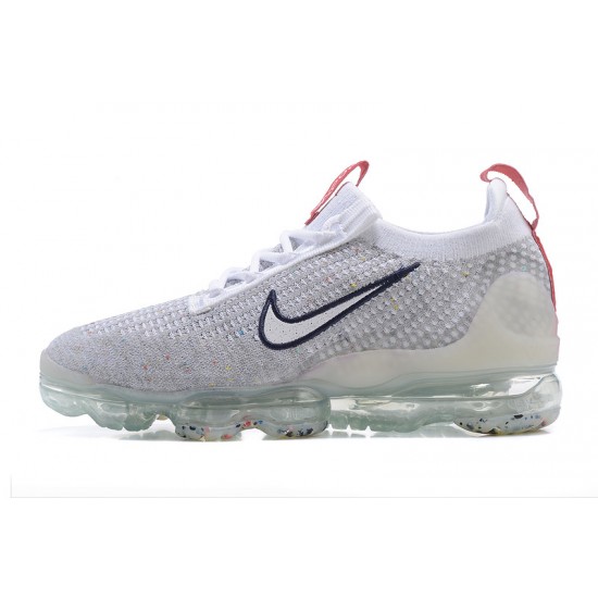 Stockx Nike Air VaporMax 2021 Flyknit Women/Men Grey Red DB1550-003 Shoes