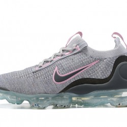 Stockx Nike Air VaporMax 2021 Flyknit Women/Men Pink Grey DB1550-004 Shoes