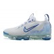 Stockx Nike Air VaporMax 2021 Flyknit Women/Men White and Blue Shoes