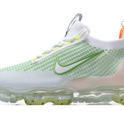 Stockx Nike Air VaporMax 2021 Flyknit Women/Men White Green FD0871-100 Shoes 