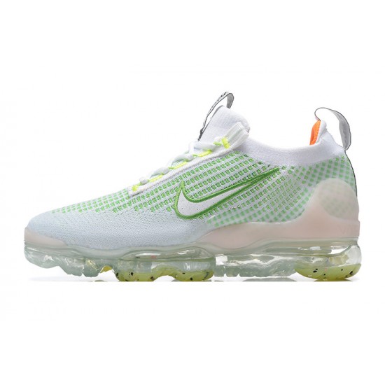 Stockx Nike Air VaporMax 2021 Flyknit Women/Men White Green FD0871-100 Shoes 