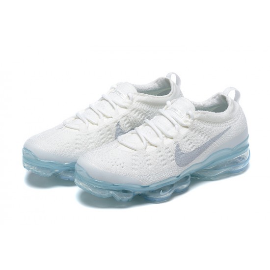 Stockx Nike Air VaporMax 2023 Flyknit Pure Women/Men Platinum White Blue DV1678-002 Shoes