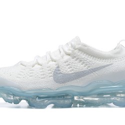 Stockx Nike Air VaporMax 2023 Flyknit Pure Women/Men Platinum White Blue DV1678-002 Shoes