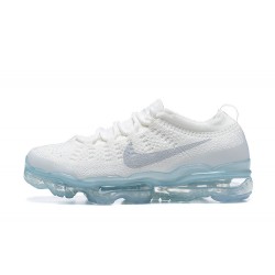 Stockx Nike Air VaporMax 2023 Flyknit Pure Women/Men Platinum White Blue DV1678-002 Shoes