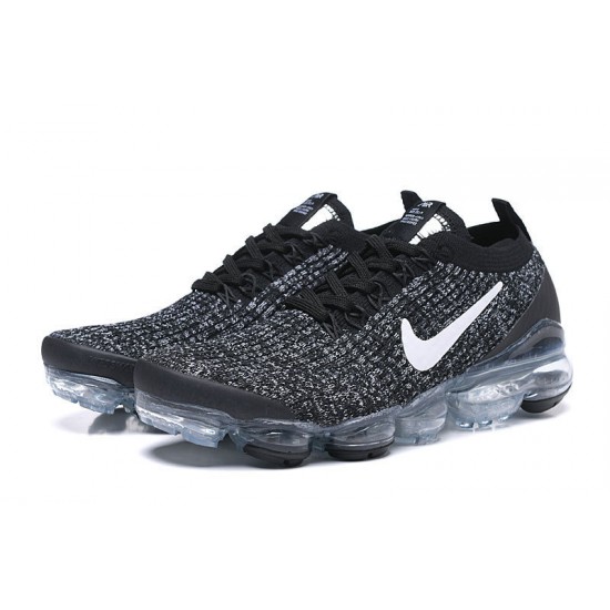 Stockx Nike Air VaporMax Flyknit 3 Black White Women/Men Running Shoes AJ6900-212