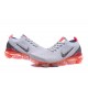 Stockx Nike Air VaporMax Flyknit 3 Grey Red Women/Men Running Shoes AJ6900-600