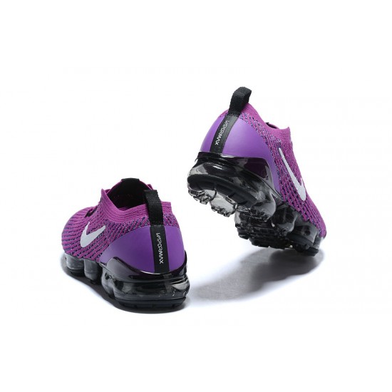 Stockx Nike Air VaporMax Flyknit 3 Purple Black Women/Men Running Shoes AJ6900-502