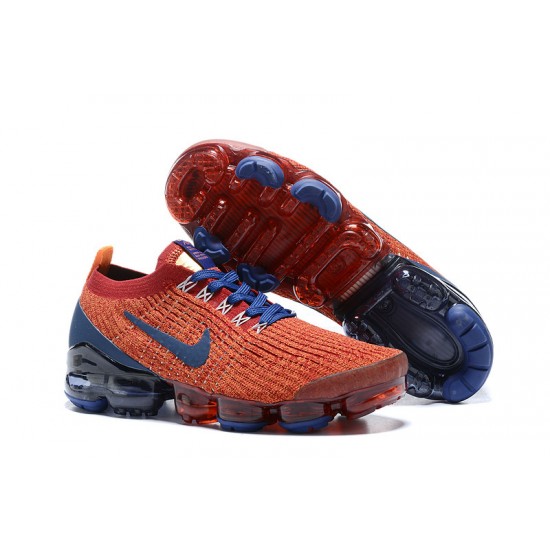 Stockx Nike Air VaporMax Flyknit 3 Red Blue Women/Men Running Shoes AJ6900-600