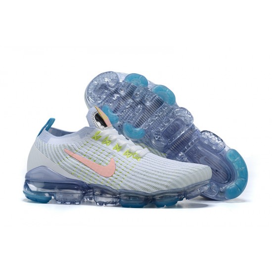 Stockx Nike Air VaporMax Flyknit 3 White Blue Women/Men Running Shoes AJ6900-003