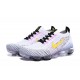 Stockx Nike Air VaporMax Flyknit 3 White Yellow Women/Men Running Shoes AJ6900-103