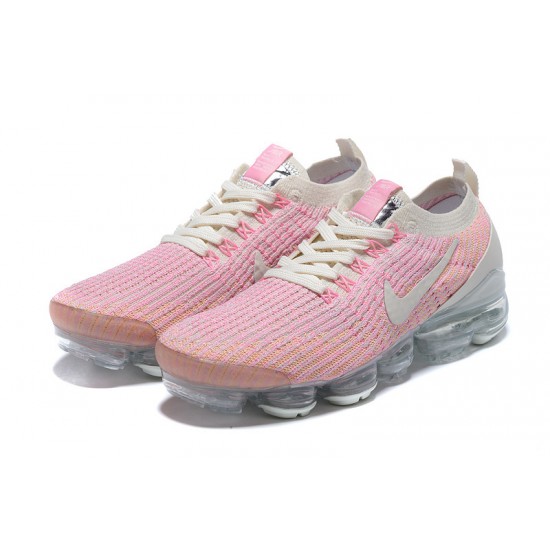 Stockx Nike Air VaporMax Flyknit 3 Pink White Women Running Shoes AJ6910-008