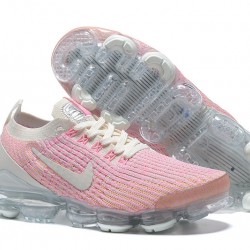 Stockx Nike Air VaporMax Flyknit 3 Pink White Women Running Shoes AJ6910-008