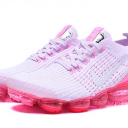 Stockx Nike Air VaporMax Flyknit 3 White Pink Women Running Shoes AJ6910-005