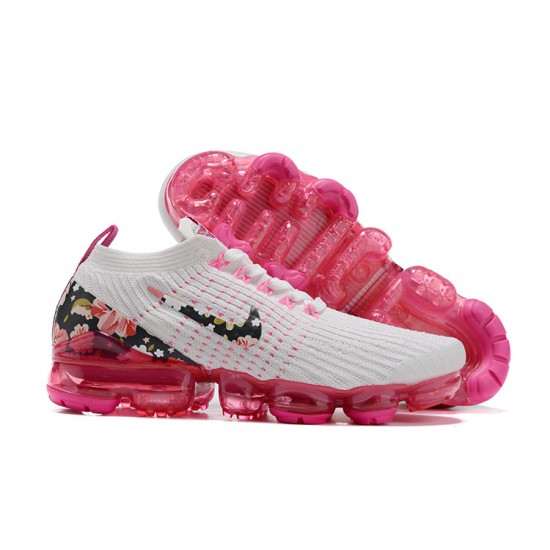 Stockx Nike Air VaporMax Flyknit 3 White Pink Women Running Shoes AJ6910-601