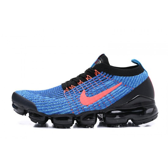 Stockx Nike Air VaporMax Flyknit 3 Black Blue Women/Men Running Shoes AJ6900-015