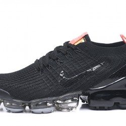 Stockx Nike Air VaporMax Flyknit 3 Black Orange Women/Men Running Shoes