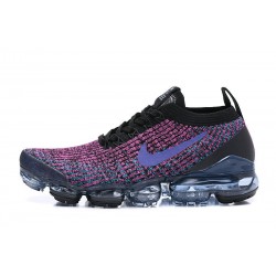 Stockx Nike Air VaporMax Flyknit 3 Black Purple Women/Men Running Shoes AJ6900-009