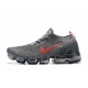 Stockx Nike Air VaporMax Flyknit 3 Grey Red Women/Men Running Shoes CT1270-001