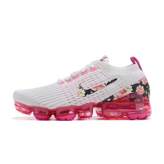 Stockx Nike Air VaporMax Flyknit 3 White Pink Women Running Shoes AJ6910-601