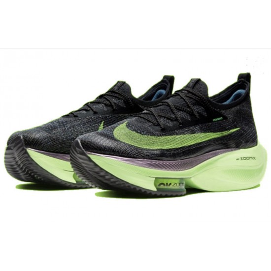 Stockx Nike Air Zoom Alphafly Next 2 Black and Green Women/Men Running Shoes 