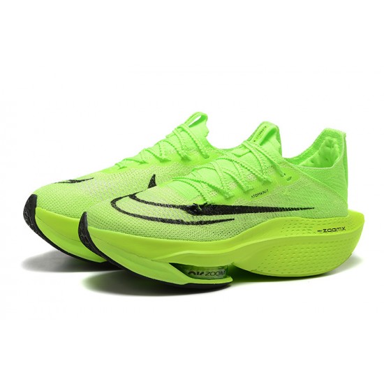 Stockx Nike Air Zoom Alphafly Next 2 Neongreen Women/Men Running Shoes 