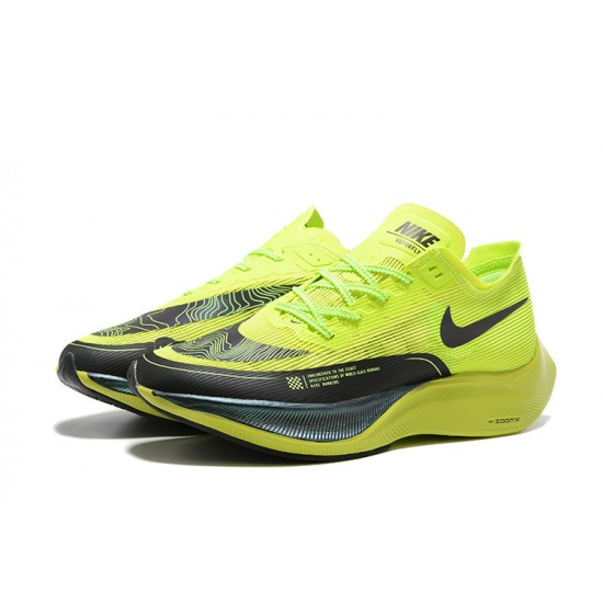 Stockx Nike Zoomx VaporFly NEXT Chartreuse Black Men Running Shoes 