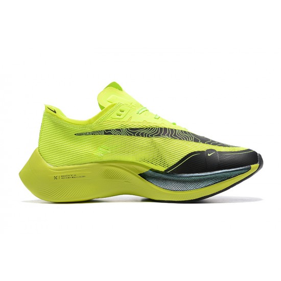 Stockx Nike Zoomx VaporFly NEXT Chartreuse Black Men Running Shoes 