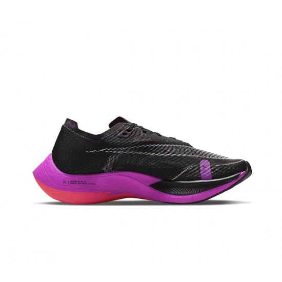 Stockx Nike Zoomx VaporFly NEXT Black Purple Women/Men Running Shoes 