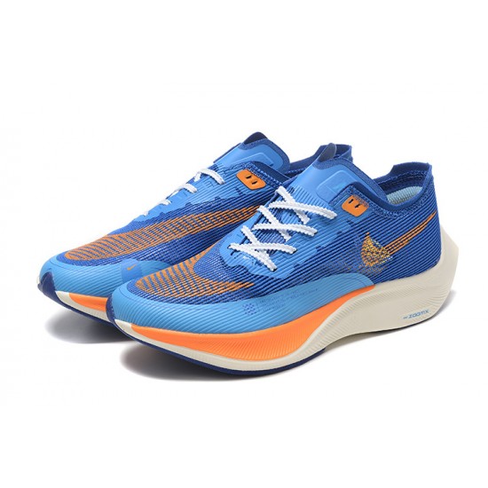 Stockx Nike Zoomx VaporFly NEXT Blue Orange Women/Men Running Shoes 