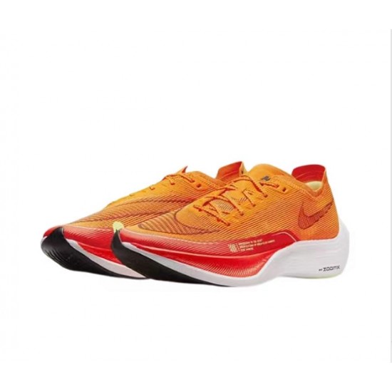 Stockx Nike Zoomx VaporFly NEXT Orange Red Women/Men Running Shoes 