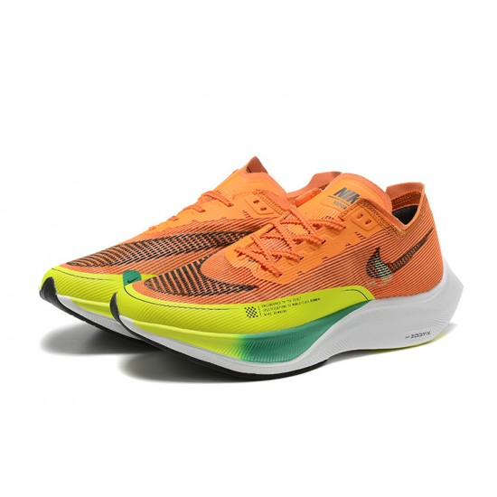 Stockx Nike Zoomx VaporFly NEXT Orange White Women/Men Running Shoes 