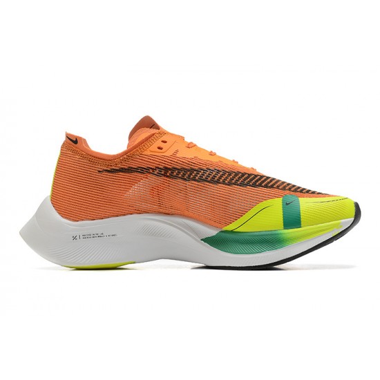 Stockx Nike Zoomx VaporFly NEXT Orange White Women/Men Running Shoes 