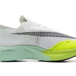 Stockx Nike Zoomx VaporFly NEXT White Yellow Women/Men Running Shoes 