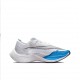 Stockx Nike Zoomx VaporFly NEXT White and Blue Women/Men Running Shoes 