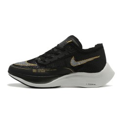 Stockx Nike Zoomx VaporFly NEXT Black Gold Women/Men Running Shoes 