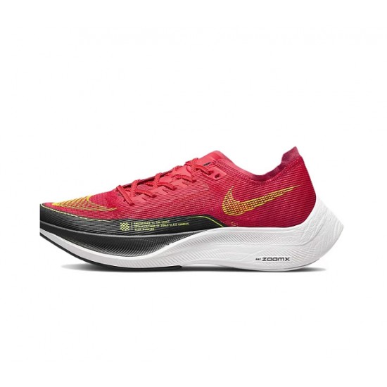 Stockx Nike Zoomx VaporFly NEXT Red Black Women/Men Running Shoes 