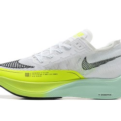 Stockx Nike Zoomx VaporFly NEXT White Yellow Women/Men Running Shoes 