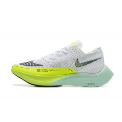 Stockx Nike Zoomx VaporFly NEXT White Yellow Women/Men Running Shoes 