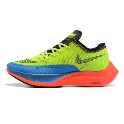 Stockx Nike Zoomx VaporFly NEXT Yellow Blue Women/Men Running Shoes 