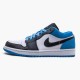 Stockx Air Jordan 1 Retro Low Laser Blue CK3022 004 Black White AJ1 Sneakers