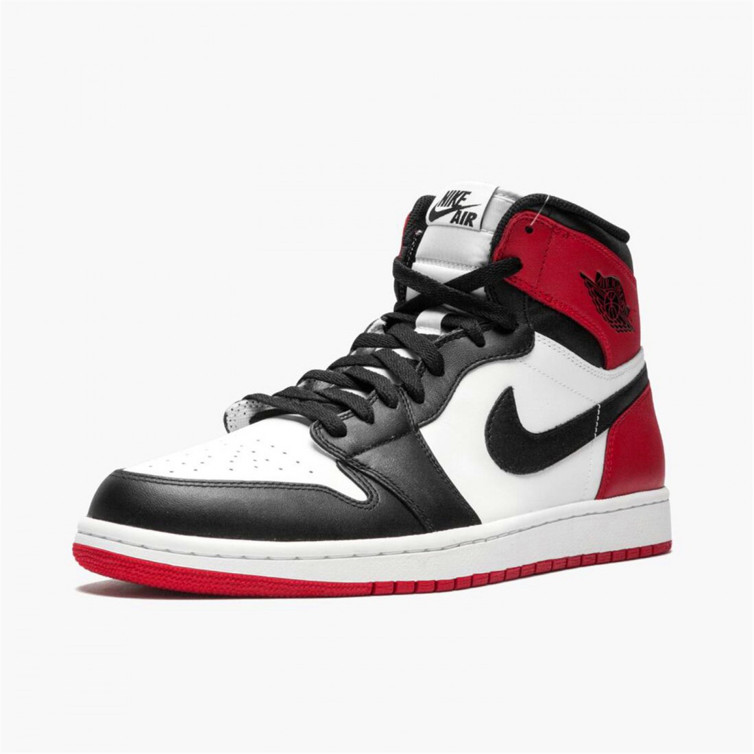 Stockx Air Jordan 1 Retro High Black Toe White Black Gym Red 555088 184 ...