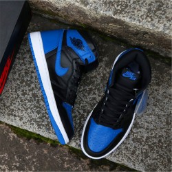 Stockx Air Jordan 1 Retro High OG Royal Black Royal White Sneakers 555088 007 AJ1 Sneakers