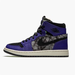 Stockx Air Jordan 1 High Zoom Air CMFT Bayou Boys DC2133 500 Court Purple Black Electric Green Sneakers