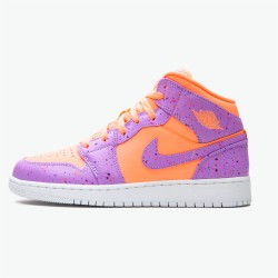 Stockx Air Jordan 1 Mid SE Atomic Pulse Orange Violet AV5174 800 AJ1 Sneakers