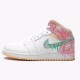 Stockx Air Jordan 1 Mid SE GS Ice Cream DD1666 100 Sneakers AJ1