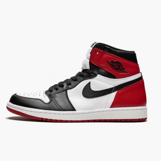 Stockx Air Jordan 1 Retro High OG Black Toe White Black Varsity Red 555088 125 Sneakers AJ1 Sneakers