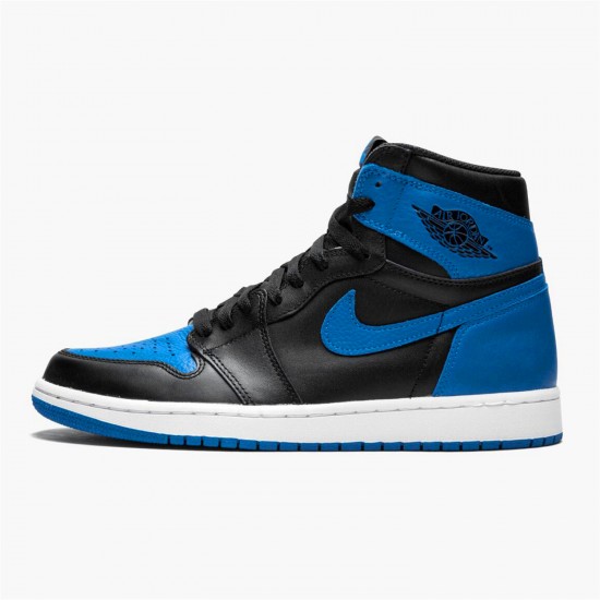 Stockx Air Jordan 1 Retro High OG Royal Black Royal White Sneakers 555088 007 AJ1 Sneakers