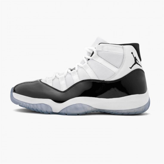 Stockx Air Jordan 11 Retro Concord 2018  White Black Concord Sneakers 378037 100 AJ11 Sneakers