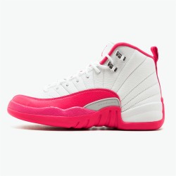 Stockx Air Jordan 12 Retro Dynamic Pink AJ12 510815 109 White Vivid Pink Mtllc Silver Sneakers