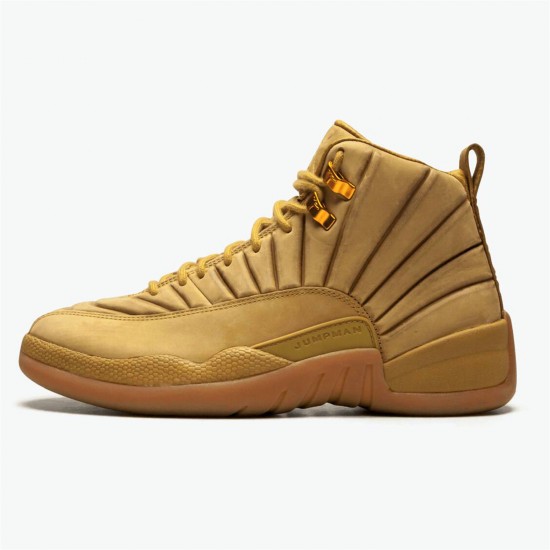 Stockx Air Jordan 12 Retro PSNY Wheat AJ12 AA1233 700 Wheat Gum Light Brown Sneakers